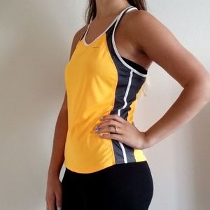 Yellow Nike Drifit Tank Top
